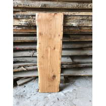 Baumscheibe, Vollholz, Tischplatte, Bartresen, unbesäumt, Eiche, geölt, 35-40x3cm, Länge wählbar
